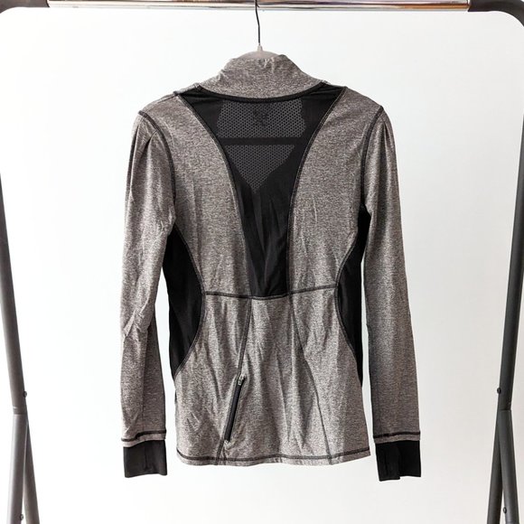 Champoin Womens Grey Workout Quarter ZIp - Size Medium - Picture 3 of 3